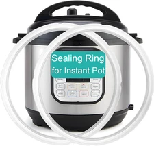 2-Pack Sealing Ring 8 Qt for Instant Pot Sealing Ring for 8 Quart Instapot, Food