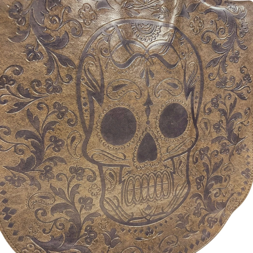 Bolso Bandolera LOUNGEFLY Calavera de Azúcar Cuero Sintético Repujado DOTD Mensajero Foto 3 de 4