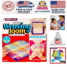 Multicolor Weaving Loom Kit for Kids - Create 4 Unique Projects Easily