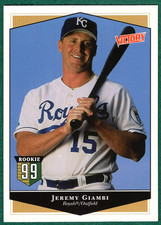 Jeremy Giambi - 1999 Upper Deck Victory #183 - Kansas City Royals Rookie Card. rookie card picture