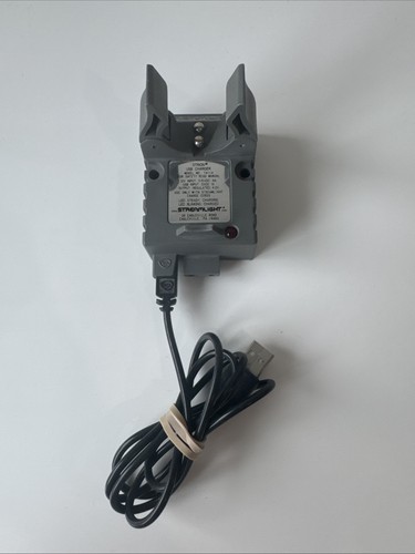 Streamlight Strion USB Charger Model 74114 Gray Flashlight Charging Cradle WORKS