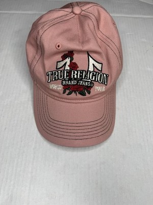 True Religion Dusty Pink Rose Embroidered Baseball Cap | eBay display picture 1