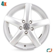 4x Original VW Golf 7 Aspen Alufelgen Felgen 16 Zoll 5G0071496 6x16 ET48