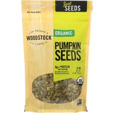 Woodstock Organic Shelled Unsalted Pumpkin Seeds 11 Oz