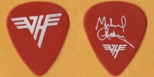 Van Halen 1982 Diver Down concert tour Michael Anthony signature Guitar Pick