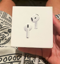 Apple AirPods 4 Active Noise Cancellation Wireless White USB-C Earbuds MXP93LL/A