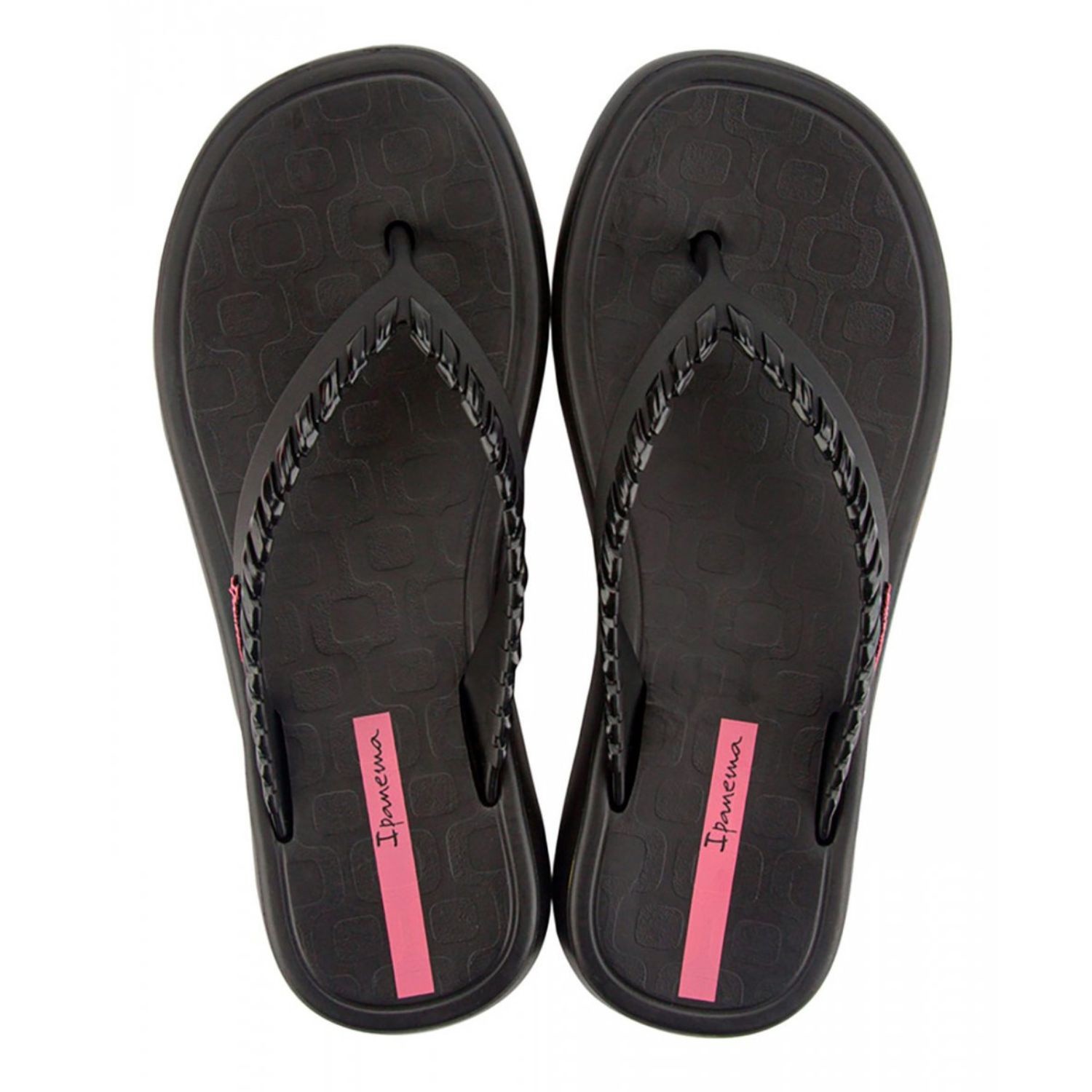 Chanclas de mujer Ipanema Verano sandalias de plataforma negras 41,5