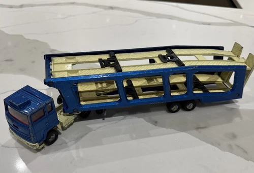 1:36 Vintage CORGI MAJOR TOYS #1159 Ford Transcontinental Car Transporter Truck