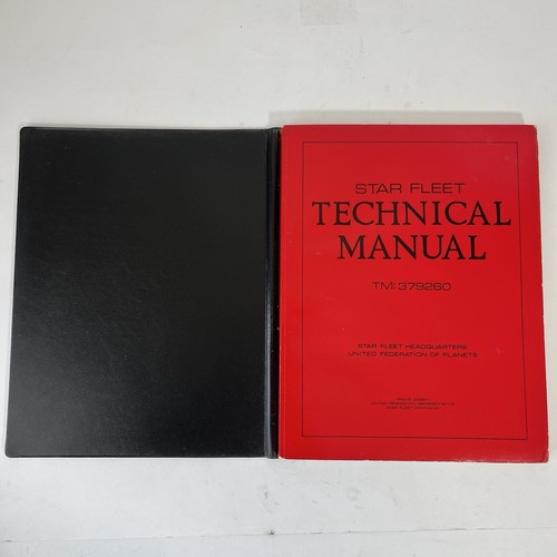 Star Trek Star Fleet Technical Manual Hardcover 1975 Vintage w/ Paper Inserts - Picture 4 of 12