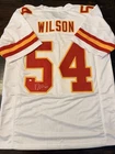 Kansas City Chiefs Wilson Signed Football Jersey Original Autographed