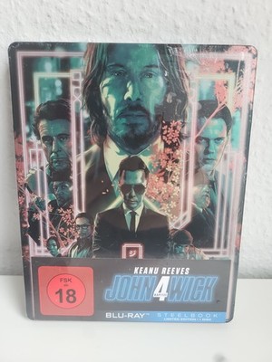 John Wick Chapter 4 Limited Blu Ray Steelbook, NEU & OVP
