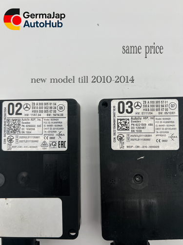 Mercedes radar sensor 1 old model and 2 new model - Picture 5 of 5