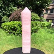 5.34LB Large Natural Powder Crystal Column Wand Obelisk Mineral Healing 2046