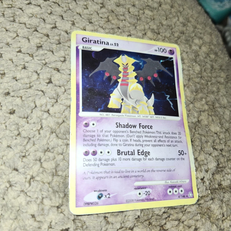 Pokemon Giratina 4/146 Legends Awakened Holo HP - Image 3 of 3