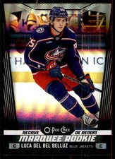 2024-25 O-PEE-CHEE MARQUEE ROOKIE RAINBOW BLACK LUCA DEL BEL BELLUZ 030/100