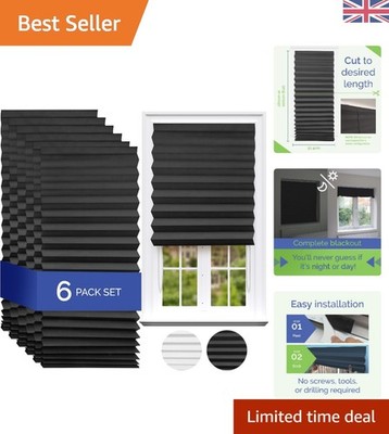 Wiederverwendbare Thermo Verdunkelungsrollos - 6er Pack, perfekt für schnelle & einfache Installation