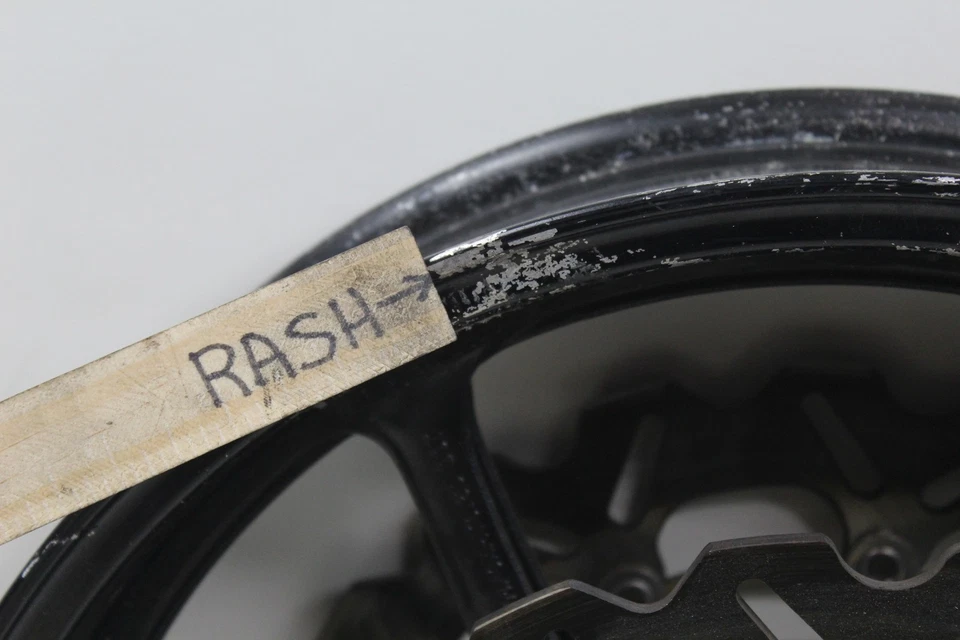  Llanta delantera Yamaha YZF R6 03-05 OEM y rotores de freno discos ¡RECTOS! #1 Foto 2 de 4