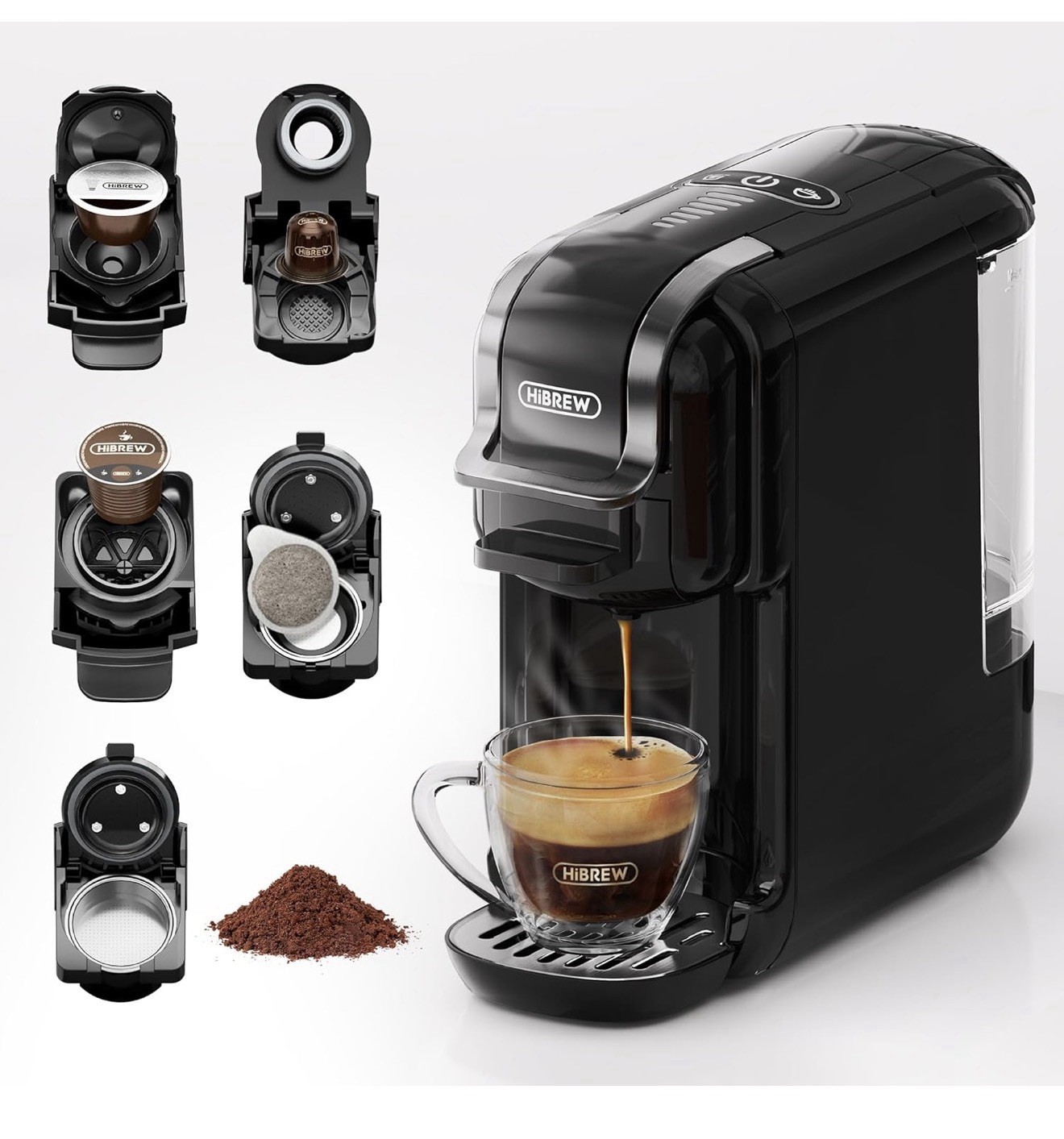 19 Bar Espresso Machine- Black -nib