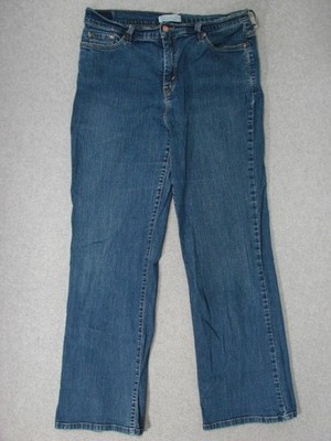 UE15458 2010 **LEVI'S** 512 PEFECTLY SLIMMING BOOT CUT WOMENS JEANS sz16M DARK