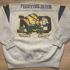 Vintage Galt Sand Notre Dame Fighting Irish Crewneck Sweatshirt Large
