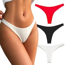 Women's Sport Thongs Underwear Breathable Moisture Wicking Gym Running