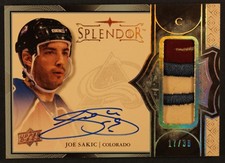 2017-2018 SPLENDOR JOE SAKIC PATCH AUTO /36