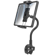 Metal Gooseneck Spin Bike Tablet Holder, Fit for 6.1-15.6" Devices, Adjustabl...