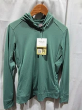 NEW Rab Centrum Lightweight Midlayer Long Sleeve Hoody Women's Small Eucalyptus