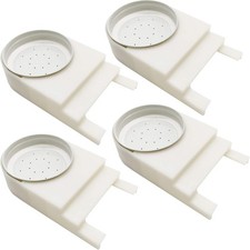 RONYOUNG 4 Pack Bee Feeder Entrance Hive Tool Beekeeper White
