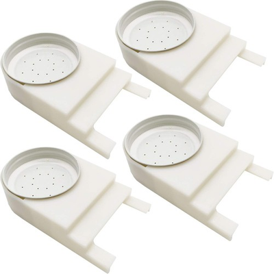 #ad RONYOUNG 4 Pack Bee Feeder Entrance Hive Tool Beekeeper White $17.65