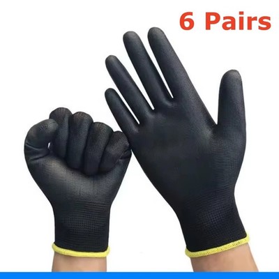 Arbeitshandschuhe Damen Garten Arbeitsschutz Nylon PU Beschichtet