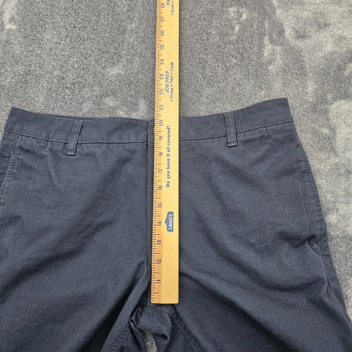 Tailor Vintage Greenwich Slim Fit Chino Shorts Men's Size 34 Blue Stretch Indigo - Picture 11 of 12