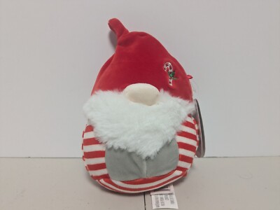 Squishmallow 5  Gianni the Candy Cane Garden Gnome Christmas Soft Plush Toy