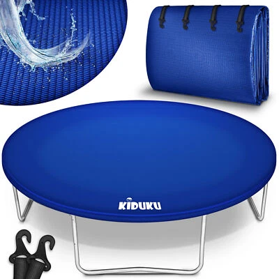 KIDUKU Trampolin Abdeckung Regenplane Regenabdeckung Abdeckplane Wetterschutzplane Blau