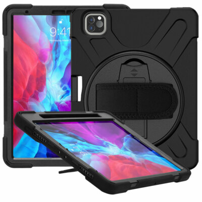 2020 iPad Pro 11'' Full Body Case Tough Cover Kickstand, Shoulder Strap for A2230