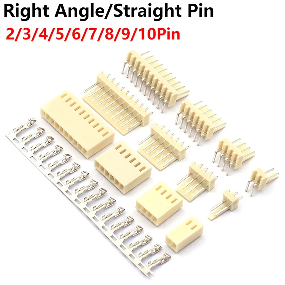KF2510 2,54mm Stecker+Buchse+Klemmen 2-12p Stecker B2W (Molex KK5051/KK254Style) - Bild 2 von 4