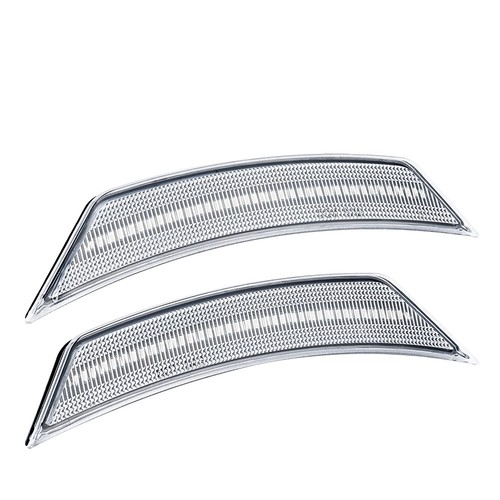 Clear Lens Amber LED Front Side Marker Light For 2021-2024 Chevrolet Trailblazer - Picture 4 of 12