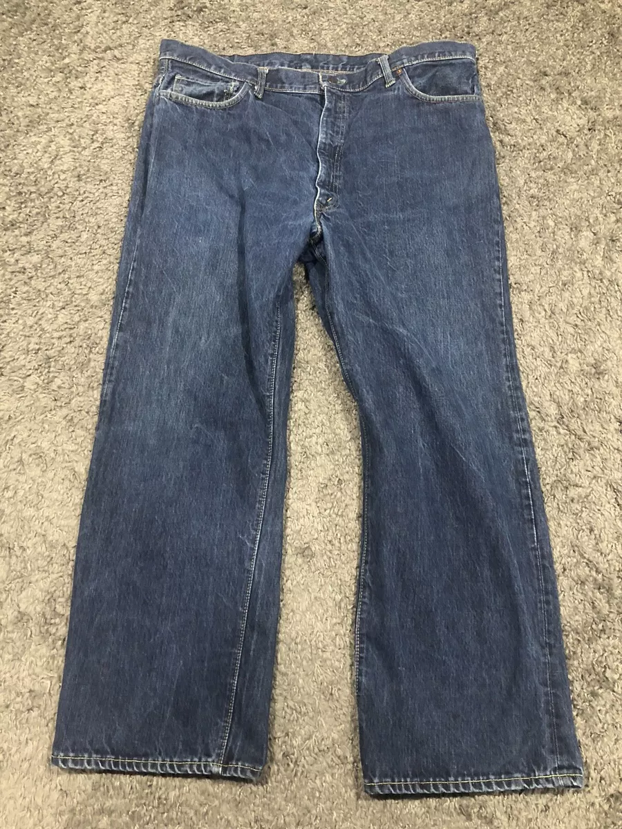 Vintage Levis 517 Big E Jeans 42x28 1960's Talon Zip Rare 517-0217