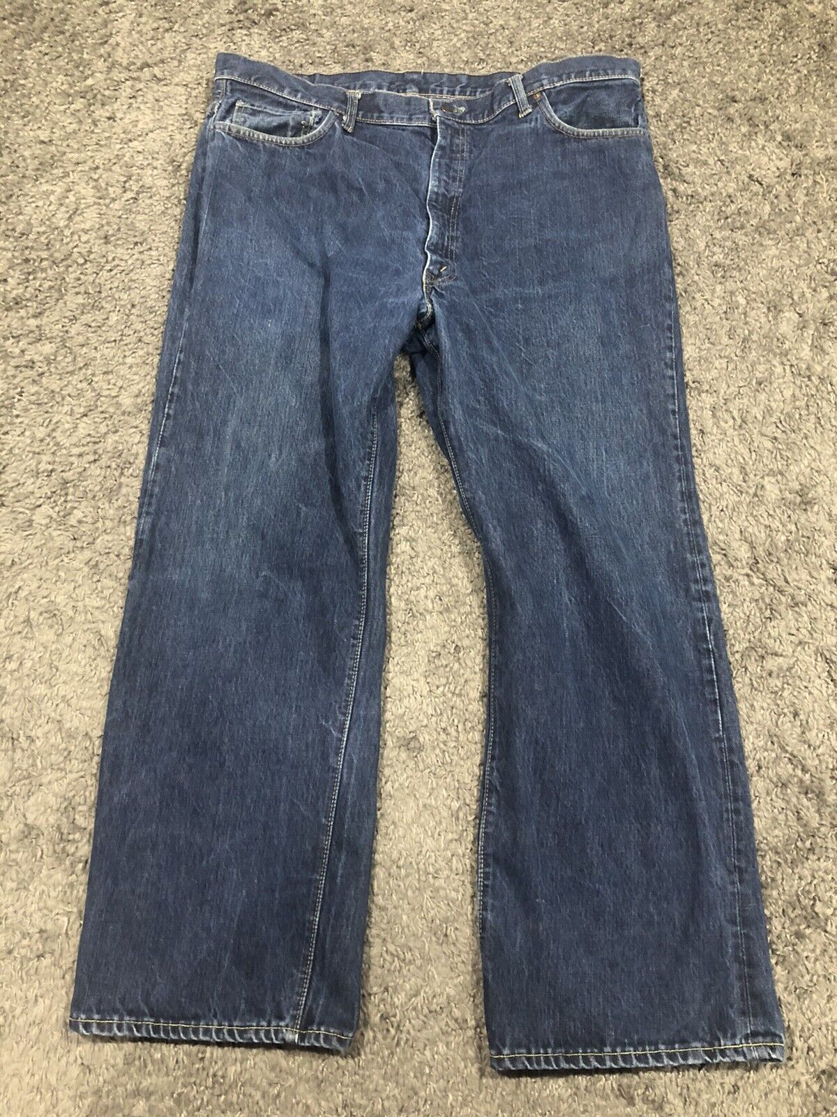 Vintage Levis 517 Big E Jeans 42x28 1960’s Talon … - image 1