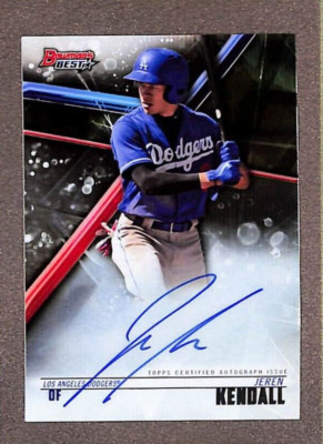2018 Bowmans Best #B18-JK Jeren Kendall Prospect Rookie RC Auto - LA Dodgers