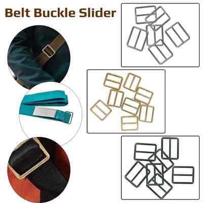 20-50 mm Verstellbar Schnalle Riemen Tri-Glide für Leder Handwerk Gurtband Gürtelschnalle