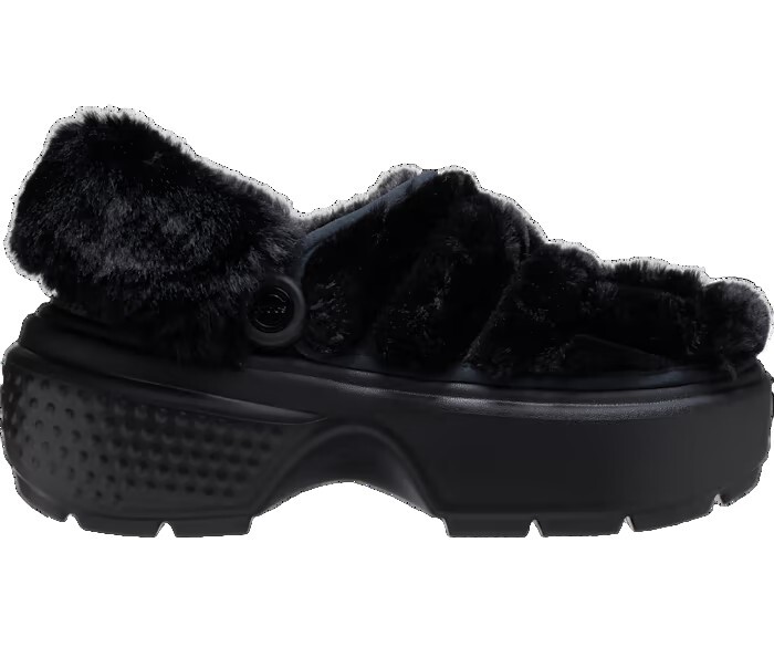 New CROCS Womens STOMP QUILTED CLOG 208938 BLACK US W 9, Men