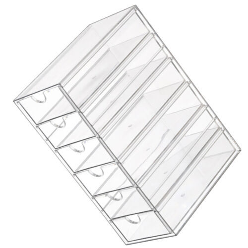 Drawer Type Desktop Organizer Multi-functional Sundries Storage Box Clear