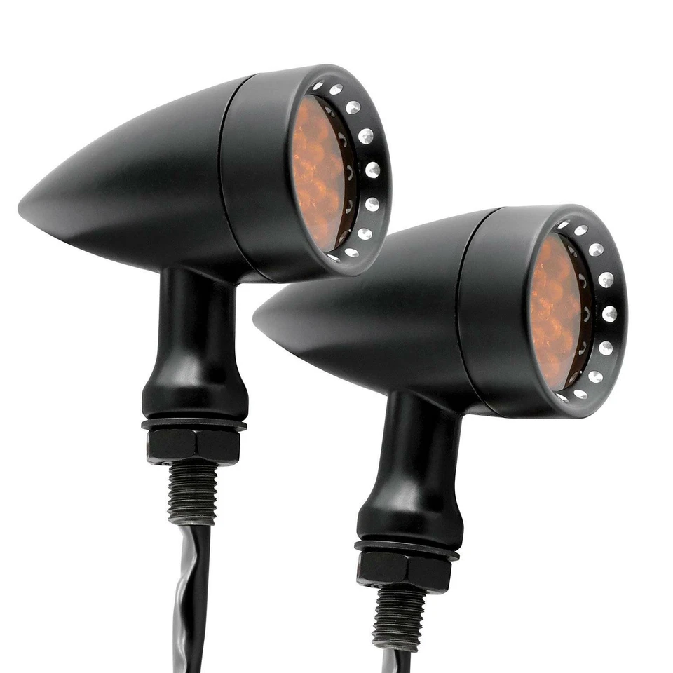 For Honda Shadow 1100 750 ACE Aero Phantom Motorcycle Turn Signals Blinker Light - Image 2 of 4