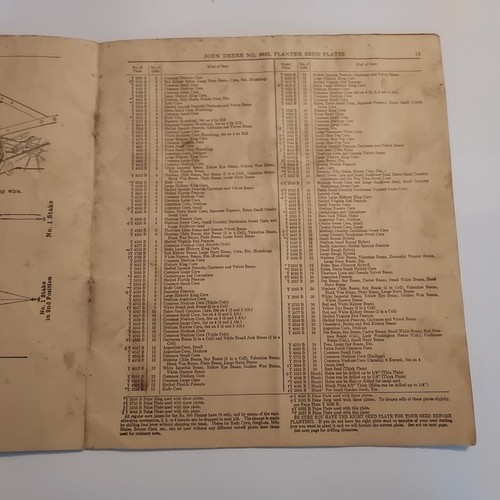 John Deere 1939 de colección número Lista de instrucciones y reparaciones para macetas de maíz 999 L - Imagen 4 de 4