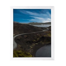 Designs ByLITA Starlight Coastal Road, Wall Print Art Beautiful Flowers