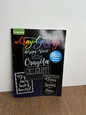 Crayola Midnight Metallic Hand-Lettering Calligraphy Instruction Book Never Used
