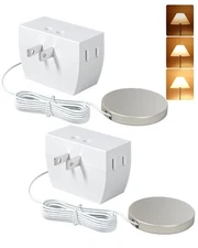 DEWENWILS 2 Pack Touch Dimmer Switch,Dimmable LED/CFL Lights, ETL Listed, White