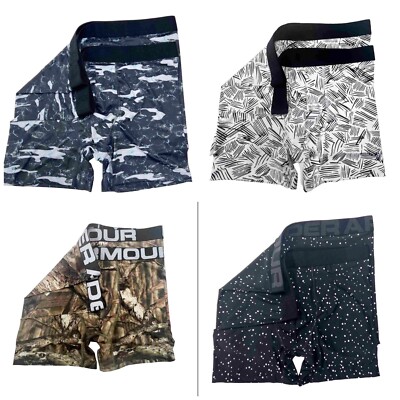 Under Armour Doppelpack Herren Tech HEATGEAR 6-inch Boxershorts Jock Shorts Unterwäsche