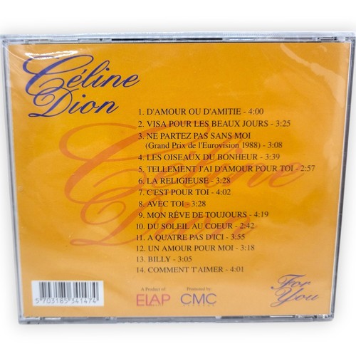 Celine Dion For You CD Album 1996 ELAP Visa Pour Les Beaux Jour Originalverpackt - Bild 2 von 5